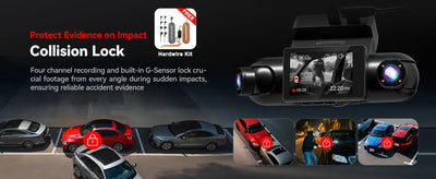 Redtiger VP40 4 Channel 2.5K Dash Cam Dual Sony STARVIS 2 HDR 5.8 Ghz WiFi Parking Monitor Dash Cam - additional view 24
