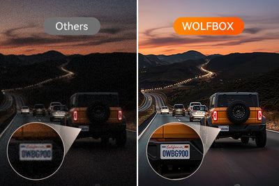 Wolfbox G900 TriPro Bumper Version 3 Channel Rearview Mirror Dash Cam - additional view 22