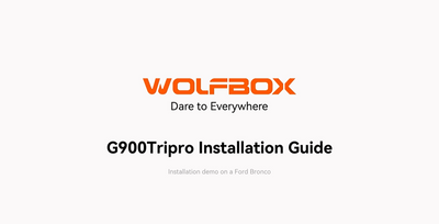 Wolfbox G900 TriPro Bumper Version 3 Channel Rearview Mirror Dash Cam - additional view 31