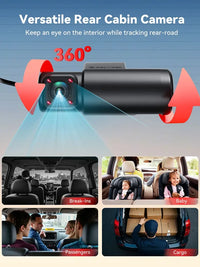 REDTIGER F17 Plus 2.7K 4 Channel Dash Cam