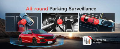 Redtiger VP20 530° 3-Channel IR Night View Dash Cam - additional view 23