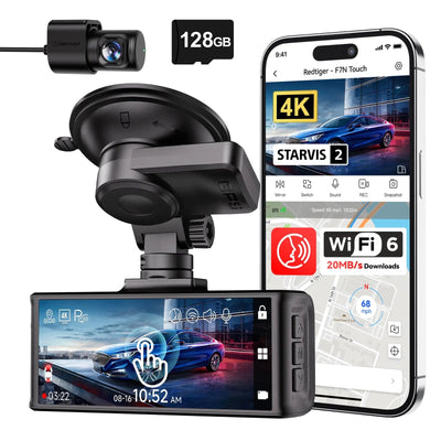 Redtiger F7NT Touch Screen 4K Dual Dash Cam - additional view 8