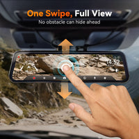 Wolfbox G900 TriPro Bumper Version 3 Channel Rearview Mirror Dash Cam - additional view 8