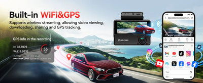 Redtiger VP20 530° 3-Channel IR Night View Dash Cam - additional view 27