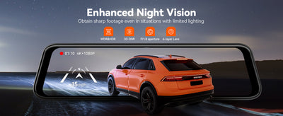 WOLFBOX G850 Pro 4K Wifi ADAS Front and Rear Mirror Dash Cam - additional view 23