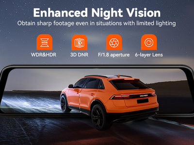 WOLFBOX G850 Pro 4K Wifi ADAS Front and Rear Mirror Dash Cam - additional view 24