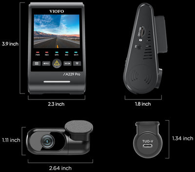 Viofo A229 Pro 2CH Dash Cam – 4K Front & 2K Rear Dual Channel - additional view 20