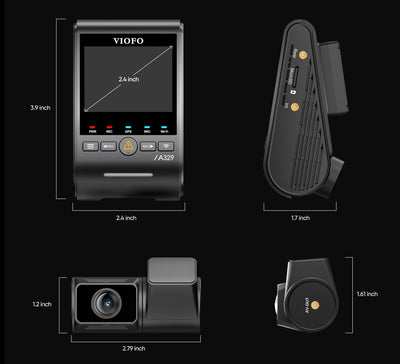 VIOFO A329S 2CH 4K Dash Cam – 4K Front + 2K Rear, Sony STARVIS 2, Wi‑Fi 6, GPS, Parking Mode - additional view 23