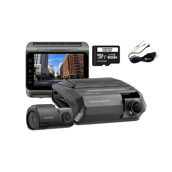 THINKWARE ARC900 Dash Cam 4K Front and 2K Rear, Dual STARVIS 2, HDR, GPS, LTE Compatible, Touchscreen, Free 64GB card and hardwiring cable included