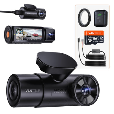 Vantrue N4 Pro + VP03 Hardwire Kit + 512GB Card + CPL + Remote Controller Bundle