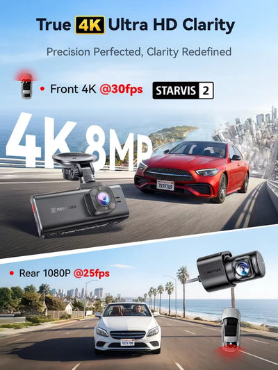 Redtiger F7NA 4K Dual Dash Cam