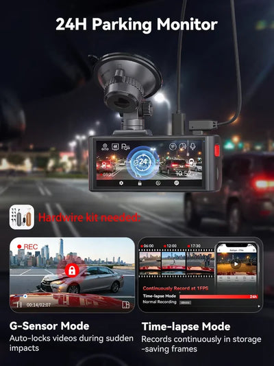 Redtiger F7NA 4K Dual Dash Cam