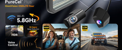 Wolfbox G900 TriPro Cabin Version 3 Channel 4K Rear View Mirror Dash Cam - additional view 20