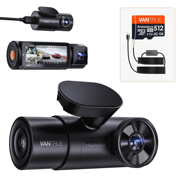 Vantrue N4 Pro + VP03 Hardwire Kit + 512GB Card Bundle
