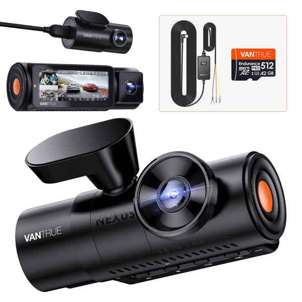 Vantrue N4 Pro + VP05 Hardwire Kit + 512GB Card Bundle