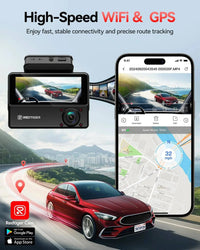 Redtiger VP20 530° 3-Channel IR Night View Dash Cam - additional view 3