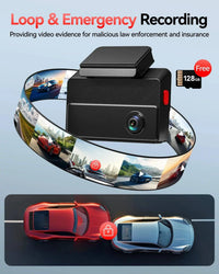 Redtiger VP20 530° 3-Channel IR Night View Dash Cam - additional view 5