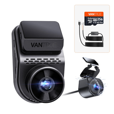 Vantrue S1 Pro Max (4K+2.5K) + VP03 Hardwire Kit + 256GB Card Bundle