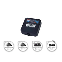Thinkware Multiplexer Bundle #1 with 2 Side Cameras and 1 Interior IR Infrared Camera for Up to 5 Channel Recording