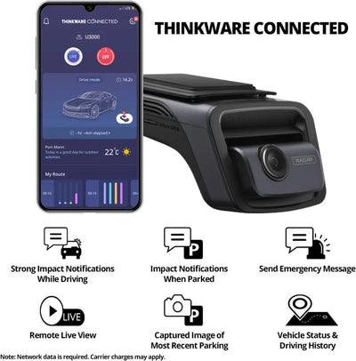Thinkware U3000 4K Dual Dash Cam W/ Hardwire Cable - additional view 6