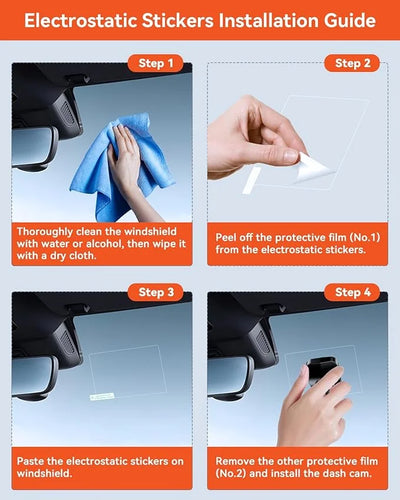 Vantrue Adhesive Pads + Electrostatic Stickers Packs - additional view 2