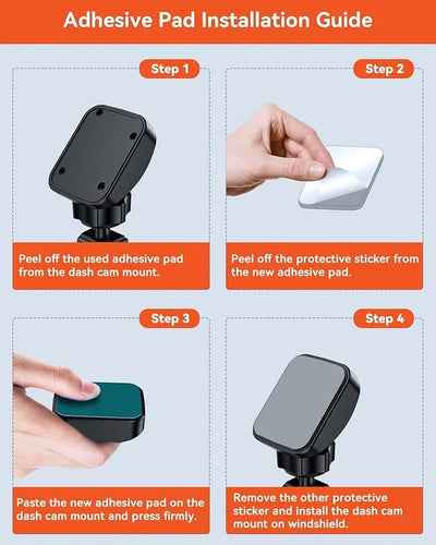 Vantrue Adhesive Pads + Electrostatic Stickers Packs - additional view 3