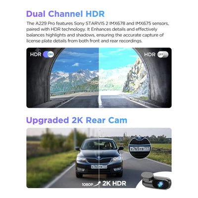 Viofo A229 Pro 2CH Dash Cam – 4K Front & 2K Rear Dual Channel - additional view 5