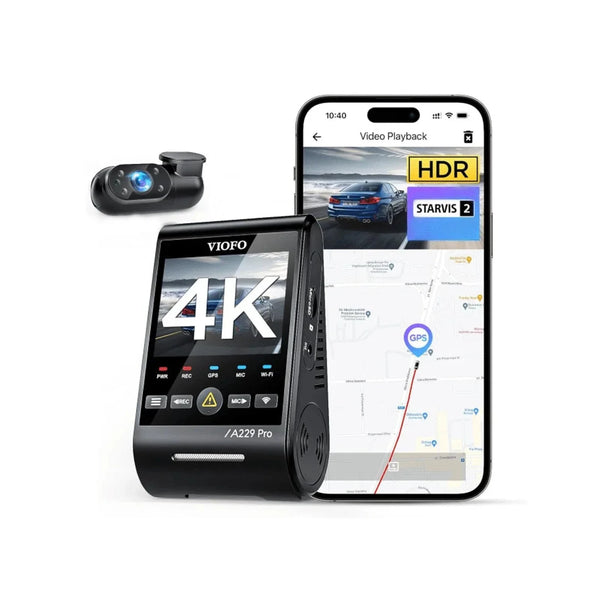 Viofo A229 Pro 4K Dual Front & Interior Dash Cam