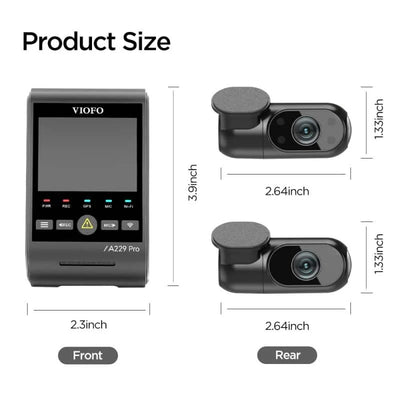 Viofo A229 Pro 4K 3 Channel Dash Cam - additional view 10