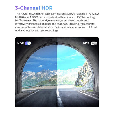 Viofo A229 Pro 4K 3 Channel Dash Cam - additional view 5