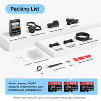 VIOFO A229 Ultra W 3CH Dash Cam 4K Front + 4K Waterproof Rear + 1080P 210° Cabin Camera, Sony STARVIS 2, HDR, GPS, Parking Mode - additional view 6