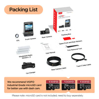 VIOFO A329S 2CH 4K Dash Cam – 4K Front + 2K Rear, Sony STARVIS 2, Wi‑Fi 6, GPS, Parking Mode - additional view 7