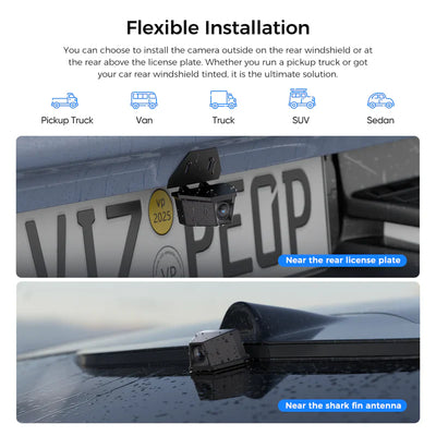 VIOFO RWC400 2K HDR 30FPS IP67 Waterproof Rear Camera Set for A329S/A329T Series - additional view 6