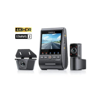 Viofo A329SW 3 Channel Dash Cam – Front 4K 60FPS, 2K Cabin, 2K Rear, Wi‑Fi, Voice Control, Hybrid Parking Surveillance