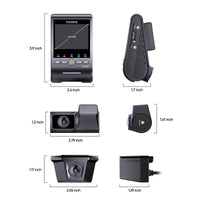 Viofo A329TW 3 Channel Dash Cam – 4K Front, 2K Telephoto 4x Zoom, 2K Waterproof Rear, STARVIS 2, Wi‑Fi 6, GPS - additional view 5