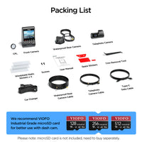 Viofo A329TW 3 Channel Dash Cam – 4K Front, 2K Telephoto 4x Zoom, 2K Waterproof Rear, STARVIS 2, Wi‑Fi 6, GPS - additional view 6