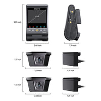 Viofo A329WW 4K 3 Channel Dash Cam with Dual Waterproof Rear Camera for Heavy-Duty Trucks and Trailers - additional view 5