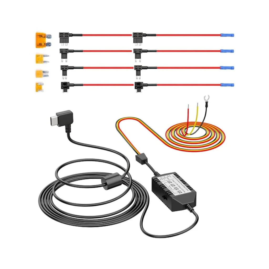 VIOFO HK4 Type-C Hardwire Kit with 8pcs Fuse Tap Set