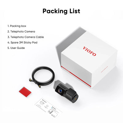 Viofo RTC420 2K HDR Telephoto Camera for A329 / A329S Dash Cam with 1M Cable Length - additional view 5