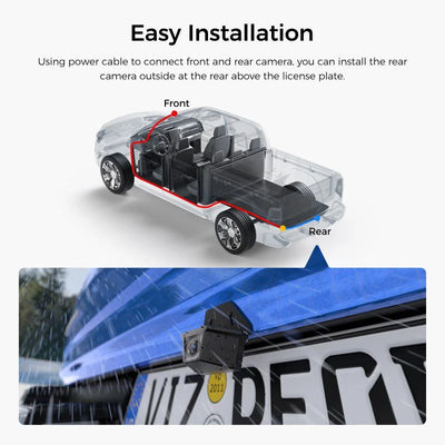 Viofo RWC200 2K Waterproof External Rear Camera for A229 Plus | A229 Pro Dash Cam - additional view 3