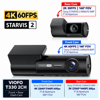 Viofo T330 2CH 4K 60fps Front and 2K Rear Dash Cam