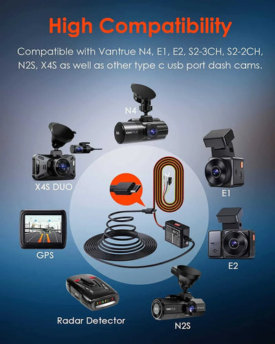 Vantrue 5-Level Adjustable Hardwire Kit - additional view 2