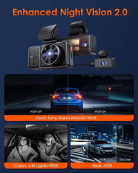 Vantrue E3 2.5K 3 Channel Dash Cam - additional view 4