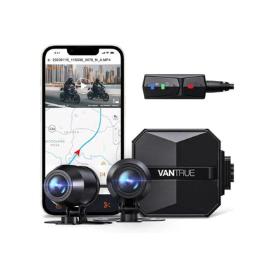 Vantrue F1 Motorcycle 4K Front + 1080p Rear Dual Dash Cam