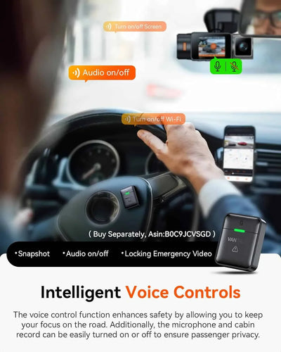 Vantrue N2X 2.7K Front & Interior Dash Cam - additional view 4