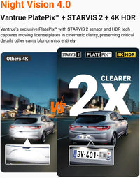 Vantrue N4 Pro S 4K Triple Channel Dash Cam with STARVIS 2, PlatePix License Plate Capture, 5GHz Wi‑Fi & GPS Tracking - additional view 8