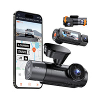 Vantrue N5S 2K 4 Channel Dash Cam, 360° Coverage, Quad Sony STARVIS 2, LTE Ready, 24/7 Parking Mode, 5GHz Wi‑Fi, GPS - additional view 2