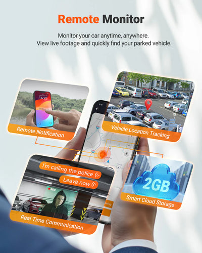 Vantrue N5S 2K 4 Channel Dash Cam, 360° Coverage, Quad Sony STARVIS 2, LTE Ready, 24/7 Parking Mode, 5GHz Wi‑Fi, GPS - additional view 3