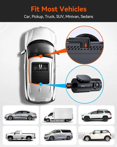 Vantrue Rear Camera Cable for N4 Pro | S1 Pro | E3 | N4 S | S1 Pro MAX | N4Pro S - additional view 3