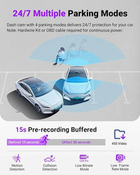 Vantrue S1 Pro Max Dual Dash Cam – 4K Front + 2.5K IP67 Rear, Dual STARVIS 2, HDR Night Vision, 5G Wi‑Fi, GPS - additional view 3
